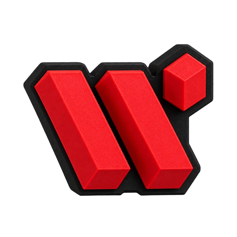 Wetus3D üç boyutlu marka simgesi